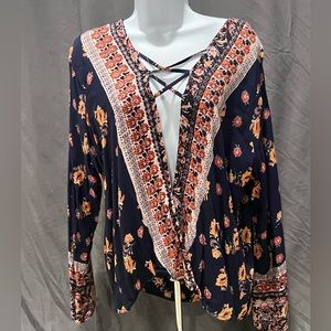 Bohemian style top